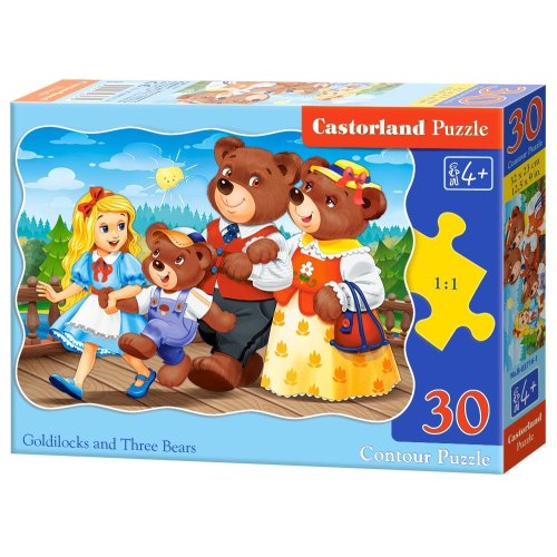 Пазлы Castorland 30 эл. Три медведя