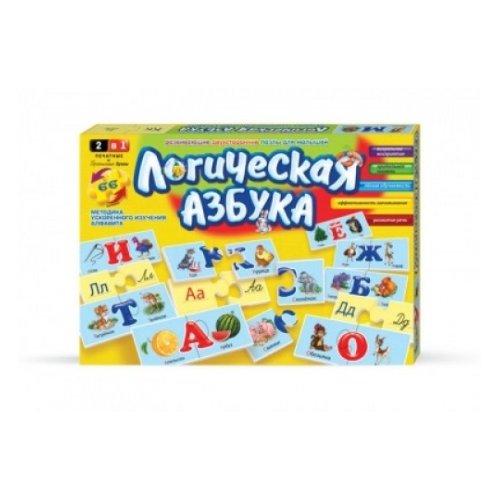 Игра наст. "Логическая азбука" Danko Toys  рус. (DT66 Asp)