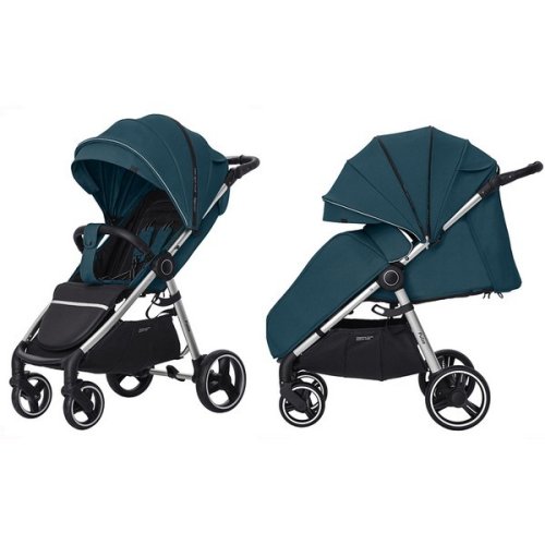 Прогулочная коляска CARRELLO Pulse CRL-5507 Azure Blue + дождевик L