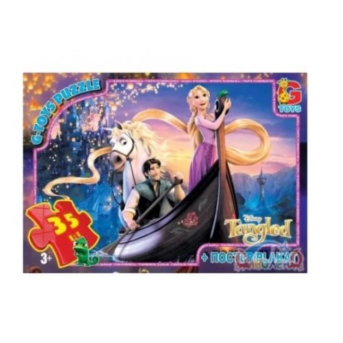Пазлы ТМ "G-Toys" из серии "Рапунцель" (TA001)