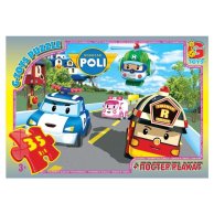 Пазлы ТМ "G-Toys" из серии "Робокар Полли" (RR067436)