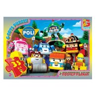 Пазлы ТМ "G-Toys" из серии "Робокар Полли", 35 элементов