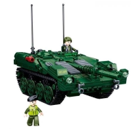 Конструктор Sluban Танк STRV 103 Stridsvagn, 692 детали M38-B1010