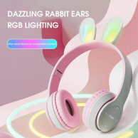 Наушники с подсветкой Заячьи ушки Wireless, в асс. P47R