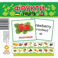 Карточки мини Фрукты (укр) (66424)