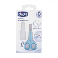 Ножницы детские Chicco с колпачком, голубые 05912.20