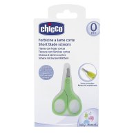 Детские ножницы Chicco с коротким лезвием, от 0 мес., зеленые 05913.00