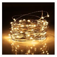 Гирлянда LED 3м на батарейке, белый теплый (79666)