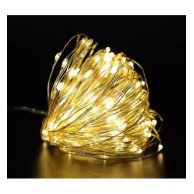 Гирлянда LED, РОСА 20м от сети, белый теплый (7246)