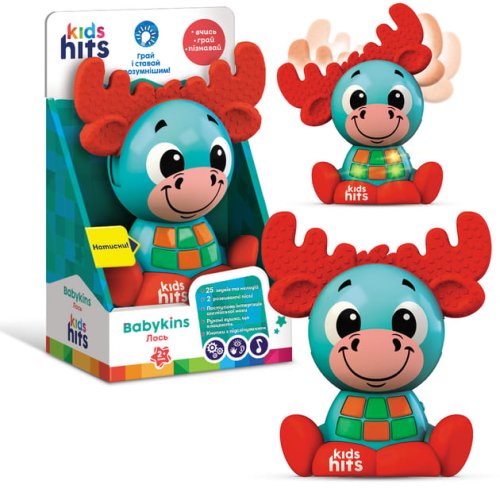 Интерактивная игрушка Kids Hits Очаровательные зверята Лось KH10/001