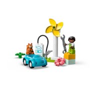Конструктор Lego Duplo Ветровая турбина и электромобиль, 16 деталей 10985
