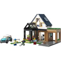 Конструктор Lego City Семейный дом и электромобиль, 462 детали 60398