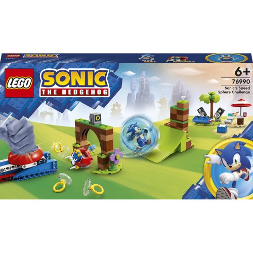 Конструктор Lego Sonic the Hedgehog Вызов скоростной сферы Соника, 292 детали 76990