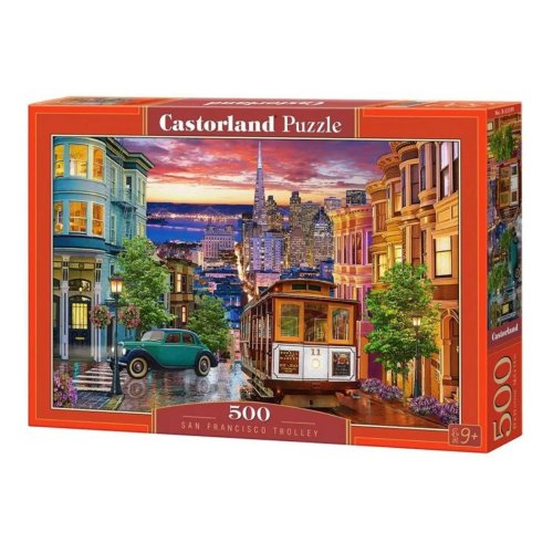Пазлы Castorland Трамвай San Francisco, 500 элементов B-53391