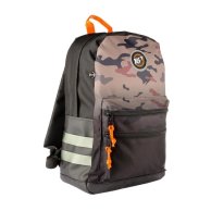 Рюкзак YES T-100 Double 15,6л, черный милитари 558403