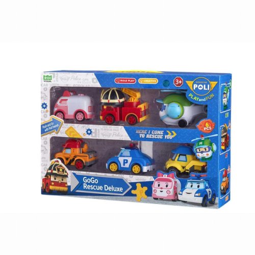 Игровой набор GoGo Robocar Poli Спасатели Делюкс ZR-914