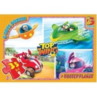Пазлы ТМ "G-Toys" из серии "Top Wing" (Отважные птенцы) (TZ91)