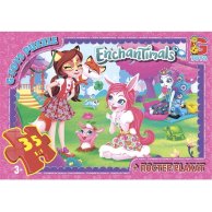 Пазлы ТМ "G-Toys" из серии "Enchantimals" (EA206)
