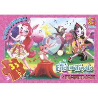 Пазлы ТМ "G-Toys" из серии "Enchantimals" (EA207)