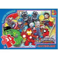 Пазлы ТМ "G-Toys" из серии "Мстители" (AV508)