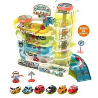 Игровой набор Парковка-автотрек с машинками и эффектами 55-42A