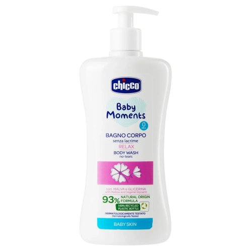 Гель для купания Chicco Без слез Baby Moments, 500 мл 10582.00