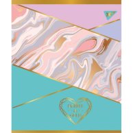Тетрадь А5 24 Кл. YES Marble&Gold (764309)
