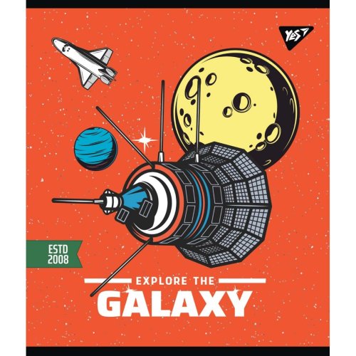 Тетрадь А5 24 Лин. YES Galaxy Exploring (765250)