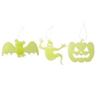 Набор подвесок Yes! Fun Хэллоуин Monster team, 3 шт, светящиеся в темноте 974347