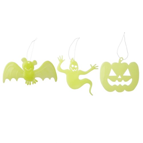 Набор подвесок Yes! Fun Хэллоуин Monster team, 3 шт, светящиеся в темноте 974347