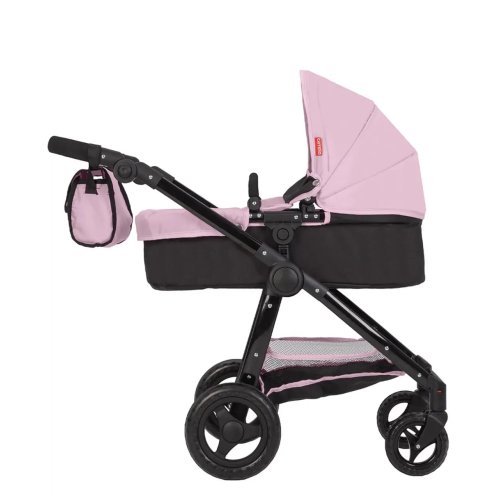 Коляска для куклы 2в1 Carrello Ultra с сумкой 9696 Pink