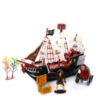 Игровой набор пират и корабль (12603)