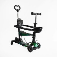 Самокат 5в1 Best Scooter с доп. колесами, подсветкой и бампером LS-79350