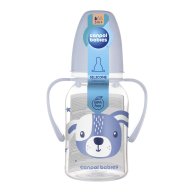 Бутылочка Canpol babies с ручками Cute Animals, синяя, 120 мл 11/823_blu