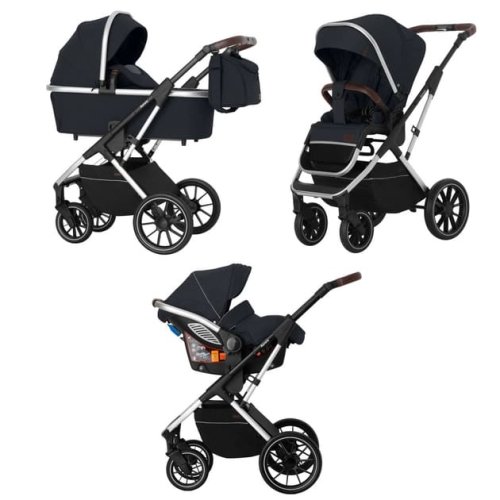 Коляска универсальная CARRELLO Aurora 3in1 Space Black CRL-6502/2