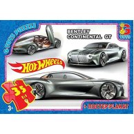 Пазлы ТМ "G-Toys" из серии "Hot Wheels", 35 эл.