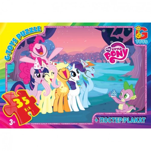 Пазлы ТМ "G-Toys" из серии "My little PONY" (MLP018)
