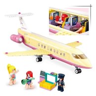 Конструктор Sluban Самолет, 5 фигурок, 384 детали M38-B1166