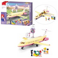 Конструктор Sluban Самолет, 5 фигурок, 384 детали M38-B1166