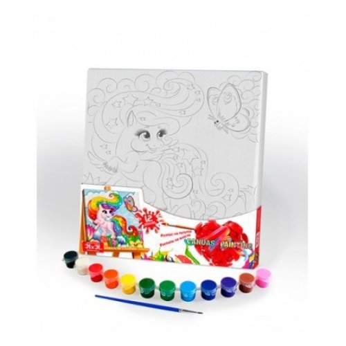 Креативное творчество Danko Toys "Роспись на полотне" Canvas Painting "пони (PX-07-03)