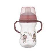 Кружка тренировочная Canpol Babies FirstCup Bonjour Paris 250 мл, розовая 56/613_pin