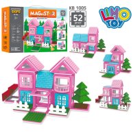 Магнитный конструктор Limo Toy Домик, 52 детали KB 1005