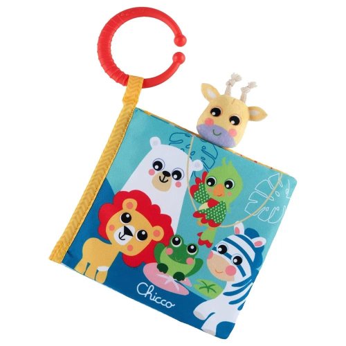 Мягкая игрушка-книга Chicco Животные 11166.00