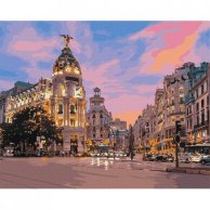 Набор для росписи номеров. "Вечерняя Испания" 40х50см KHO3610