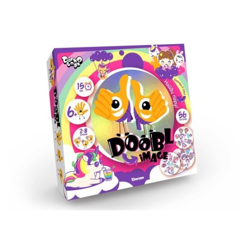 Настольная развлекательная игра "Doobl Image" большая рус Danko Toys  (DBI-01-01,02,03,04)