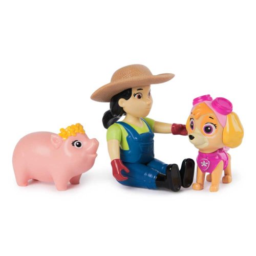 Набор фигурок Paw Patrol Скай, фермер Юми и свинка SM17706/6070750