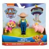 Набор фигурок Paw Patrol Скай, фермер Юми и свинка SM17706/6070750