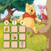 Судоку с наклейками. Изучай времени года с Винни Пухом. Disney (укр)