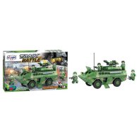 Конструктор 1306 "Военная техника", 461 деталей, 4 фигурки, в кор.