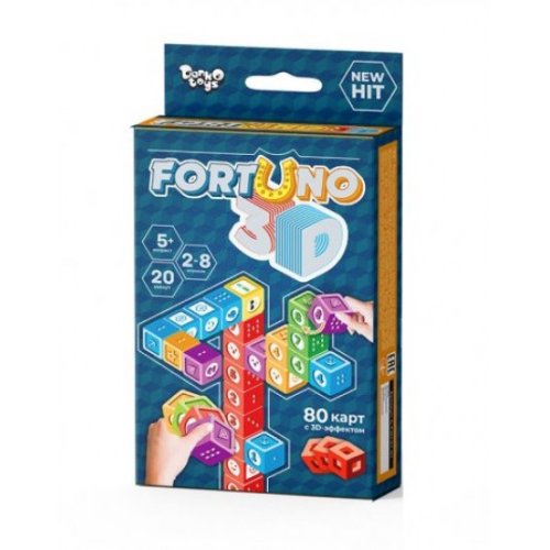 Настольная развивающая игра Danko Toys "Fortuno 3D" рос (G-F3D-01-01)
